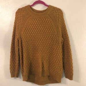 H&M mustard knit sweater